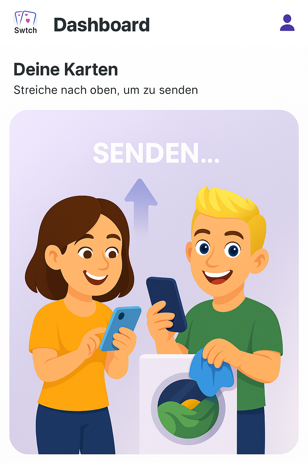 swtch App Screenshot - Today's Question